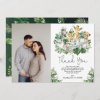 Wild Jungle Safari Animals Tropical Baby Shower
