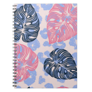 Wild jungle seamless pattern,background with hand notebook