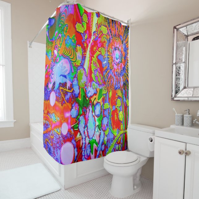 Wild KCRLS Shower Curtain (In Situ)