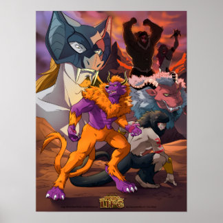 "Wild Kedamono" group poster