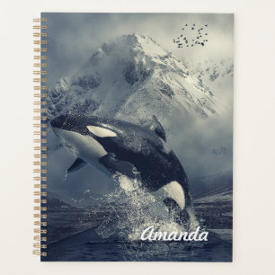 Wild Killer Whale Jumping Planner