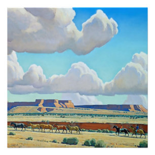 “Wild Land of the Navajo” by Maynard Dixon Photo Print