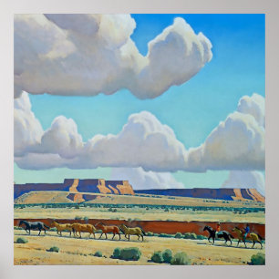 “Wild Land of the Navajo” by Maynard Dixon Poster
