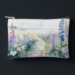 Wild Lavender flowers in watercolour Accessory Pouch<br><div class="desc">Wild Lavender flowers in watercolour</div>