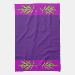 Wild Leaves on a Kitchen Towel