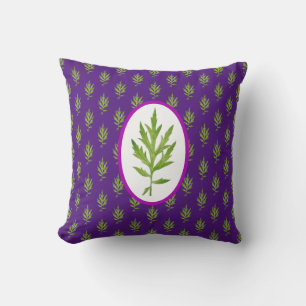 Wild Leaves on a Pillow