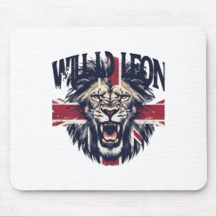 Wild Leon London The Roar Of British Heritage Stic Mouse Pad
