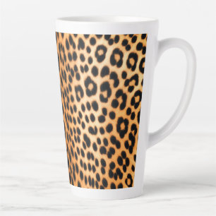 Wild Leopard Energy – Bold Animal Print Fashion Latte Mug