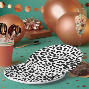 Wild Leopard Energy – Bold Animal Print Fashion Paper Plate