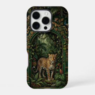 Wild Leopard Jungle Arch   iPhone 16 Pro Case