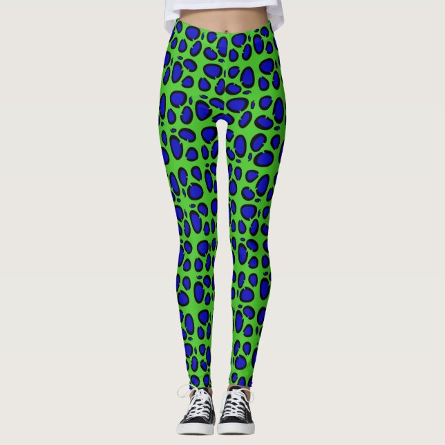 Wild Leopard Leggings (Front)