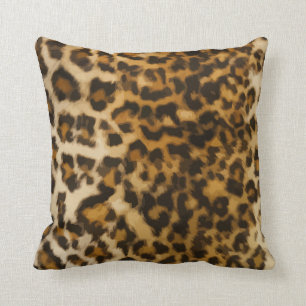 Wild Leopard Throw Pillows