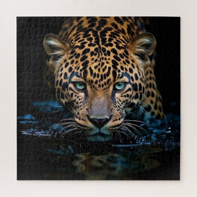 Wild Leopard Wildlife 676pcs Jigsaw Puzzle  (Vertical)