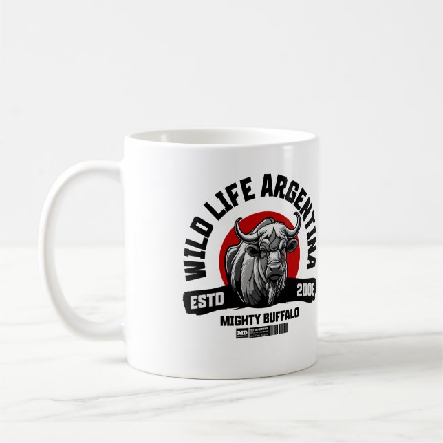 Wild Life Argentina - Mighty Buffalo Urban Power Coffee Mug (Left)