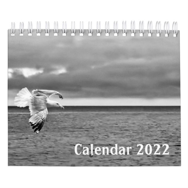 Wild Life Black and White Calendar 2022 (Cover)