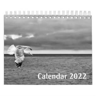 Wild Life Black and White Calendar 2022