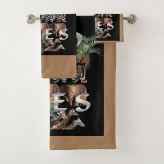 Wild Life Lovers Bath Towel Set