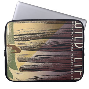 Wild Life - The National Parks preserve all Life. Laptop Sleeve