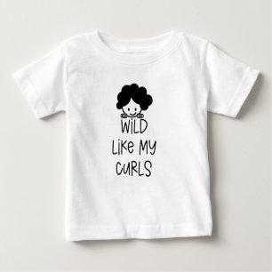"Wild Like My Curls" T-Shirt Kids