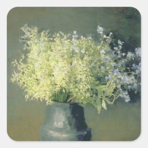 Wild Lilacs and Forget-Me-Nots, 1889 Square Sticker