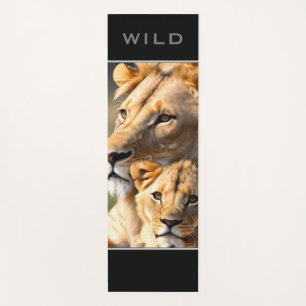 Wild Lion Cub - Yoga Mat