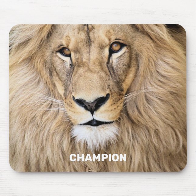 Wild Lion Personalised  Mouse Pad (Front)