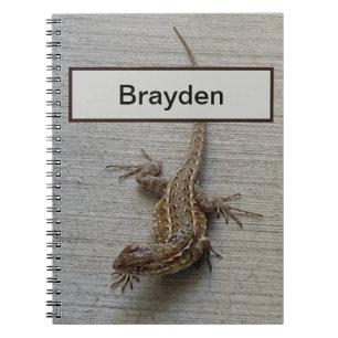 Wild Lizard Personalised Notebook