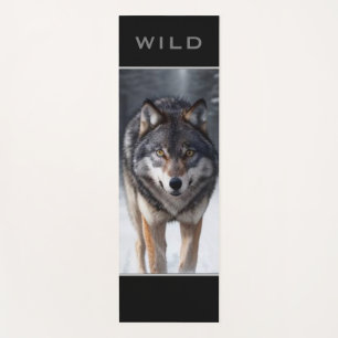 Wild Lone Wolf- Yoga Mat