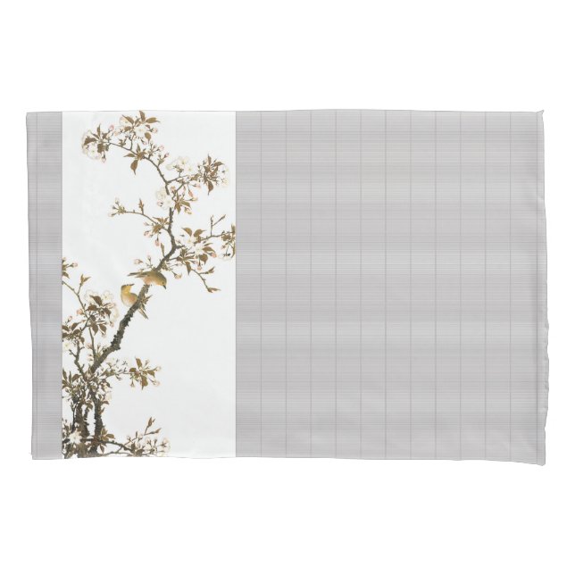 Wild Love Bridsong Spring Nature World Pillowcase (Front)