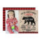 Wild Lumberjack Bear 1st Birthday Invitation
