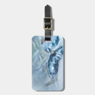 Wild Malaysian Mother of Pearl Luggage Tag