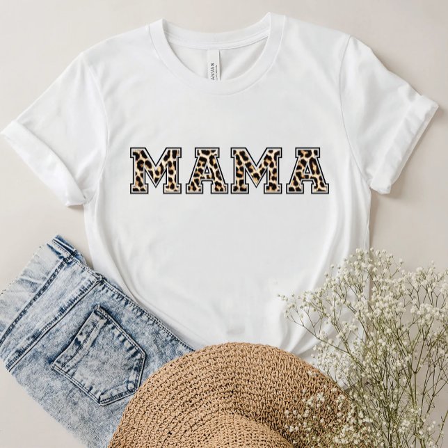 WILD Mama Leopard Print T-Shirt (Creator Uploaded)