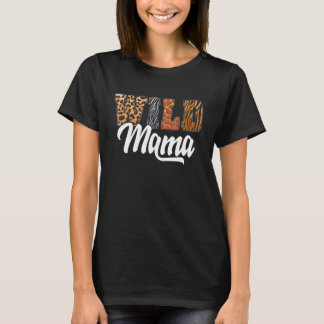 Wild Mama Zoo Born Wild Birthday Safari Jungle T-Shirt
