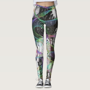 Wild Mandela Abstract Designer Leggings
