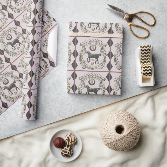 wild mare leather lotion Wrapping Paper (Crafts)