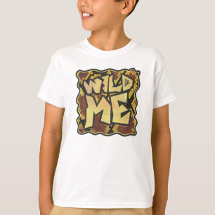 Wild Me Snake Brown and Gold Print T-Shirt