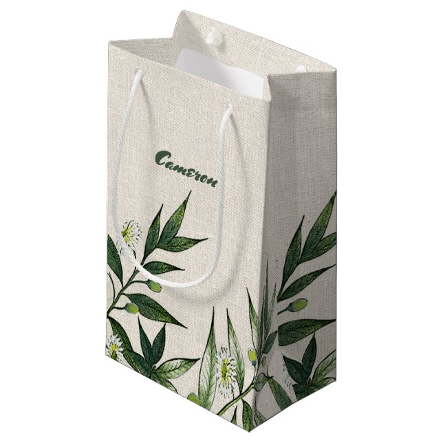 Wild Meadow | Botanical Wedding Gift Bags (Front Angled)