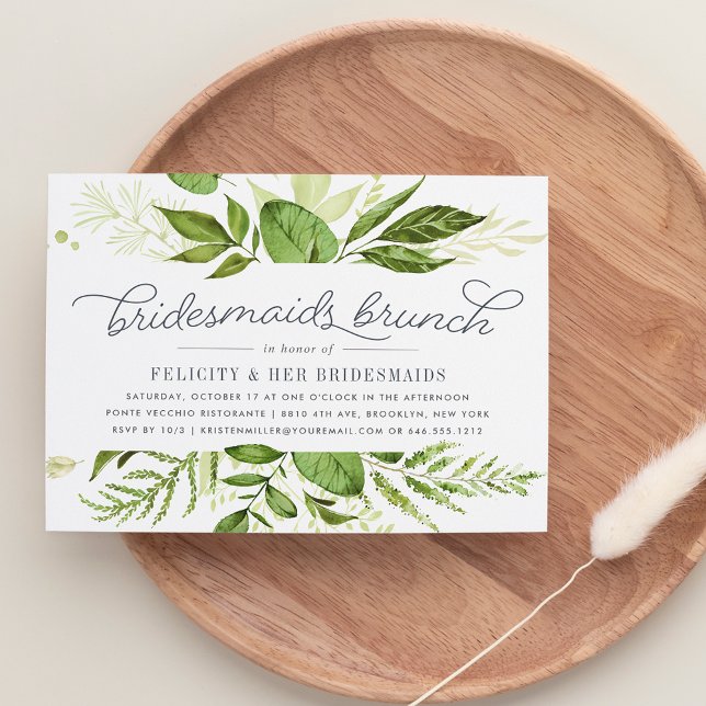 Wild Meadow Bridesmaids Brunch Invitation (Creator Uploaded)