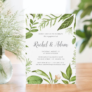 Wild Meadow Engagement Party Invitation