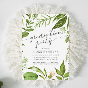 Wild Meadow Graduation Party Invitation