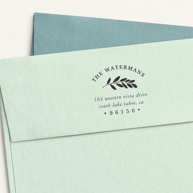 Wild Meadow Return Address Self-inking Stamp (Creator Uploaded)