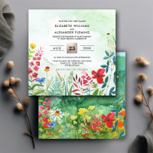 Wild Meadow | Summer Forest Wedding Invitations