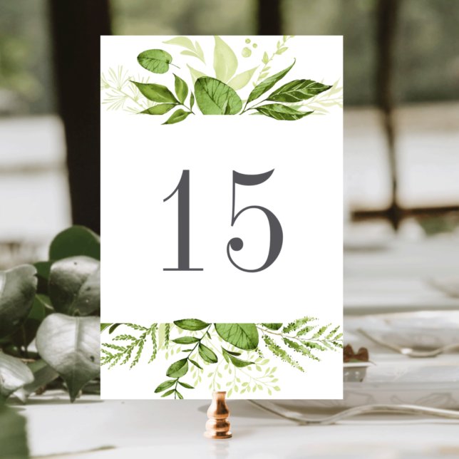 Wild Meadow Table Number Card (Creator Uploaded)