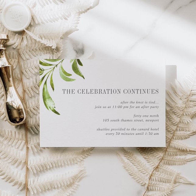 Wild Meadow Wedding After Party Enclosure Card (Creator Uploaded)