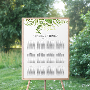 Wild Meadow Wedding Seating Chart