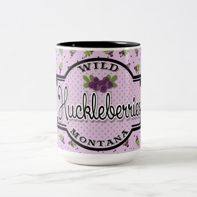 Wild Montana Huckleberries Mug (Center)