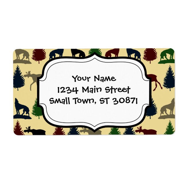 Wild Moose Wolf Wilderness Mountain Cabin Rustic (Front)