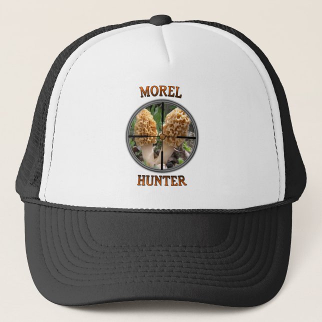 Wild Morel Mushrooms Trucker Hat (Front)