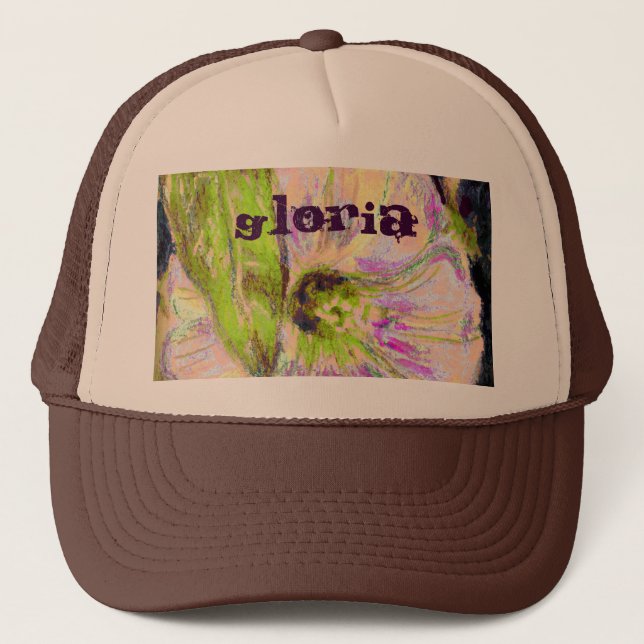 Wild Morning Glory by Alexandra Cook Trucker Hat (Front)
