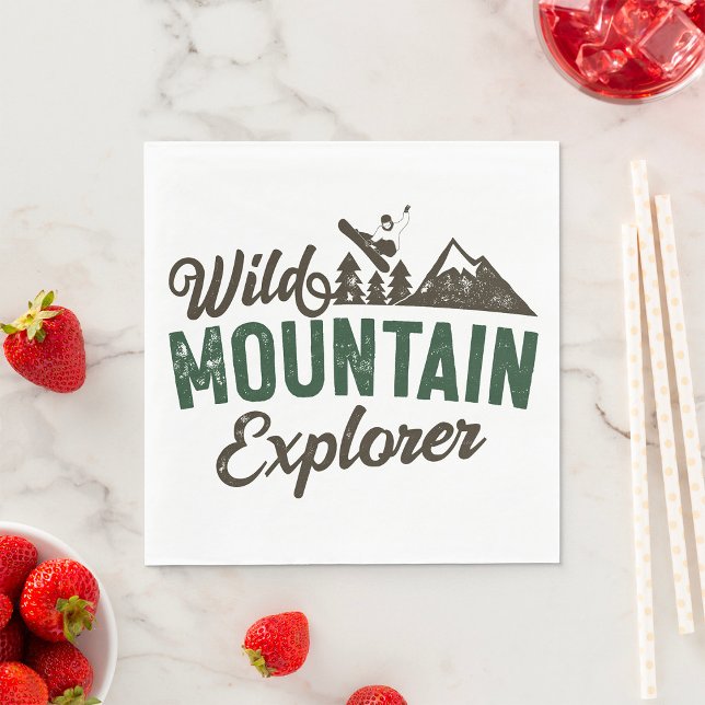 Wild Mountain Explorer Napkin (Creator Uploaded)